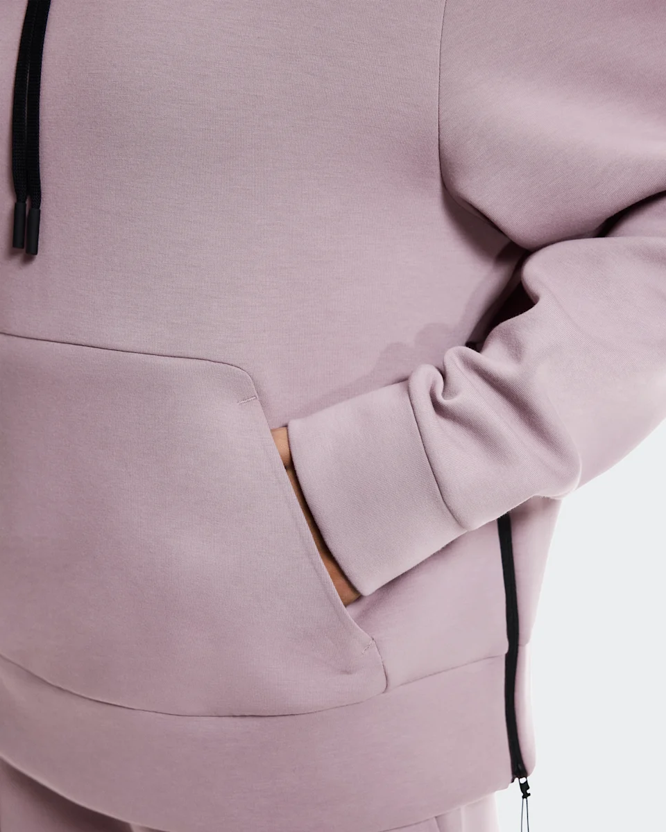On Focus Tech Hoodie Heron Feminino