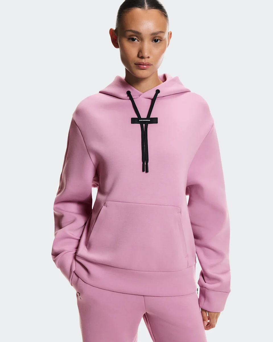 On Focus Tech Hoodie Sakura Feminino