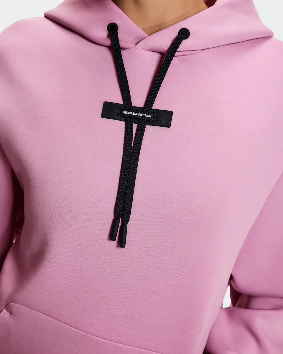 On Focus Tech Hoodie Sakura Feminino