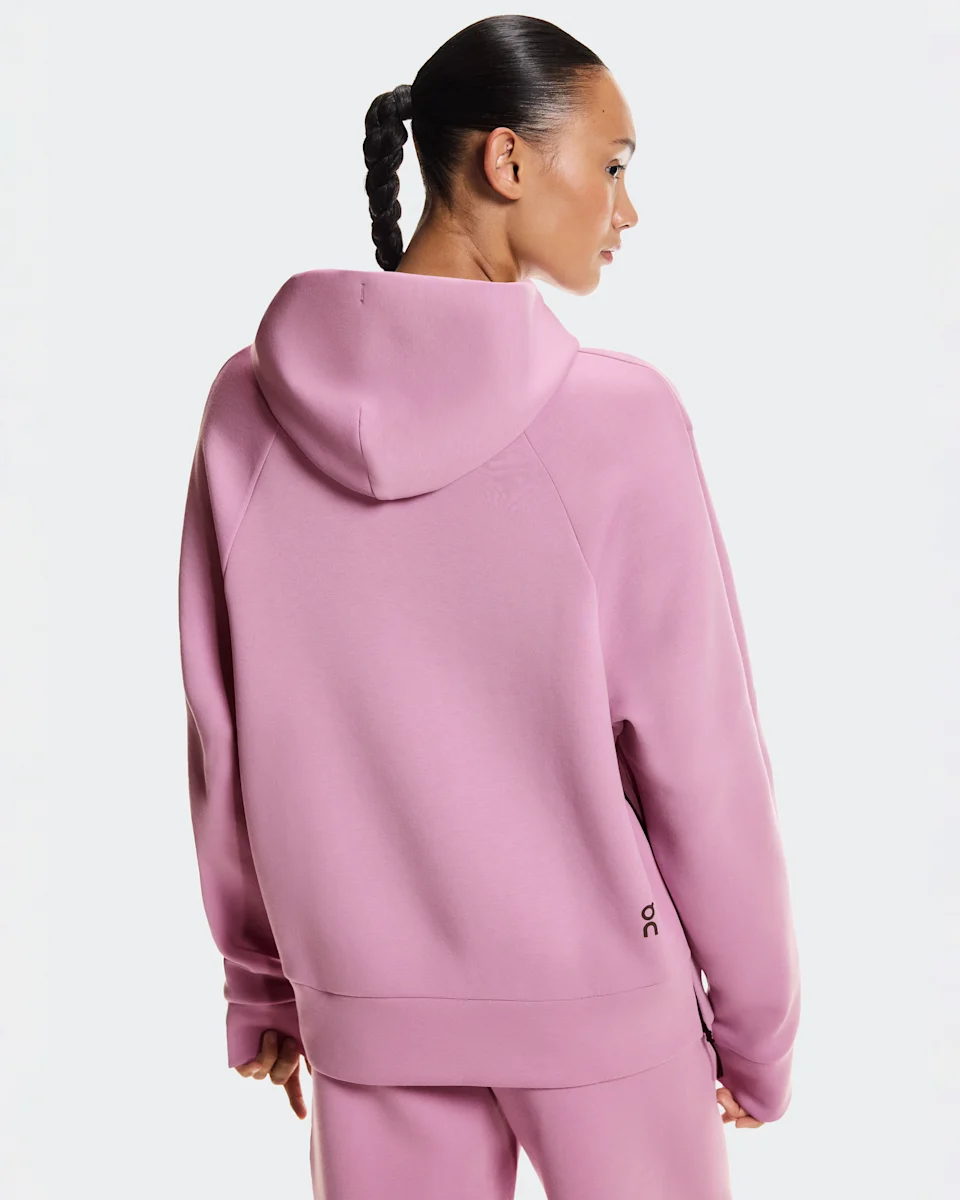 On Focus Tech Hoodie Sakura Feminino