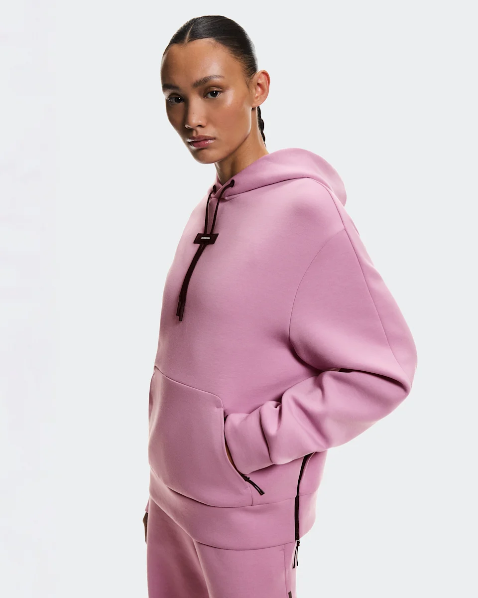 On Focus Tech Hoodie Sakura Feminino