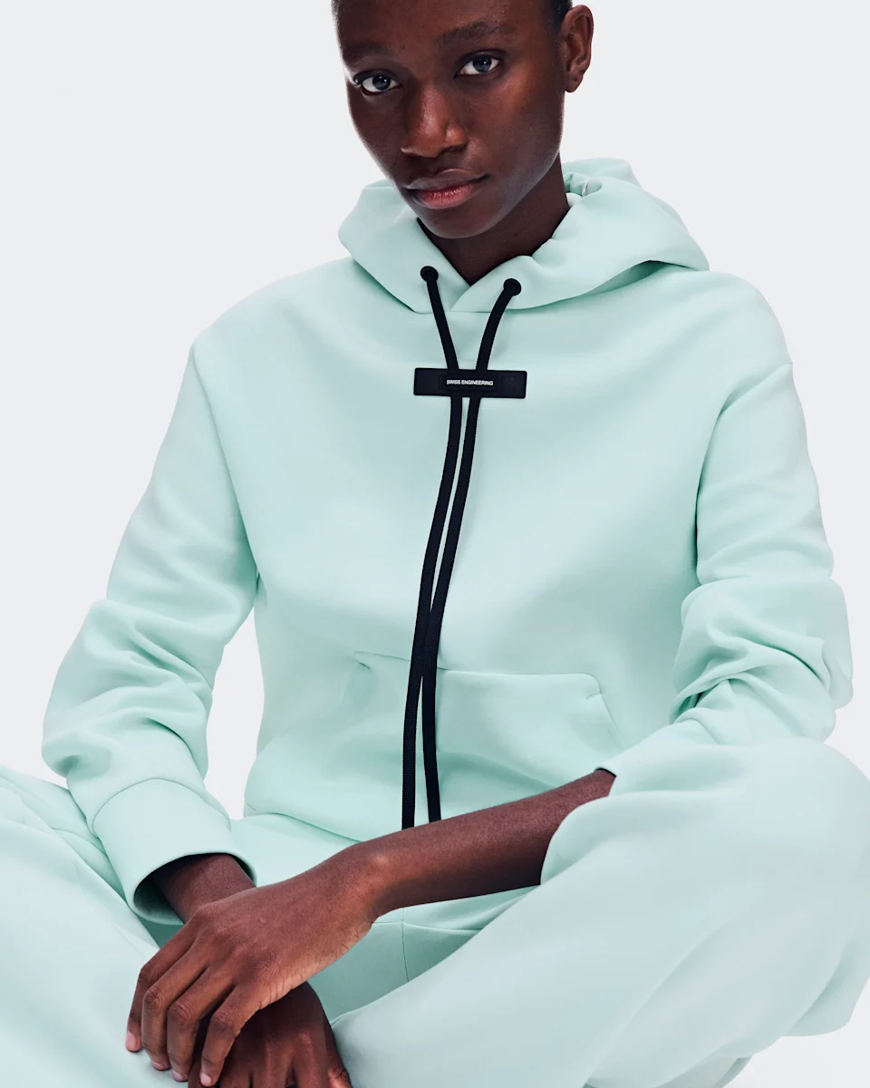 On Focus Tech Hoodie Flurry Feminino
