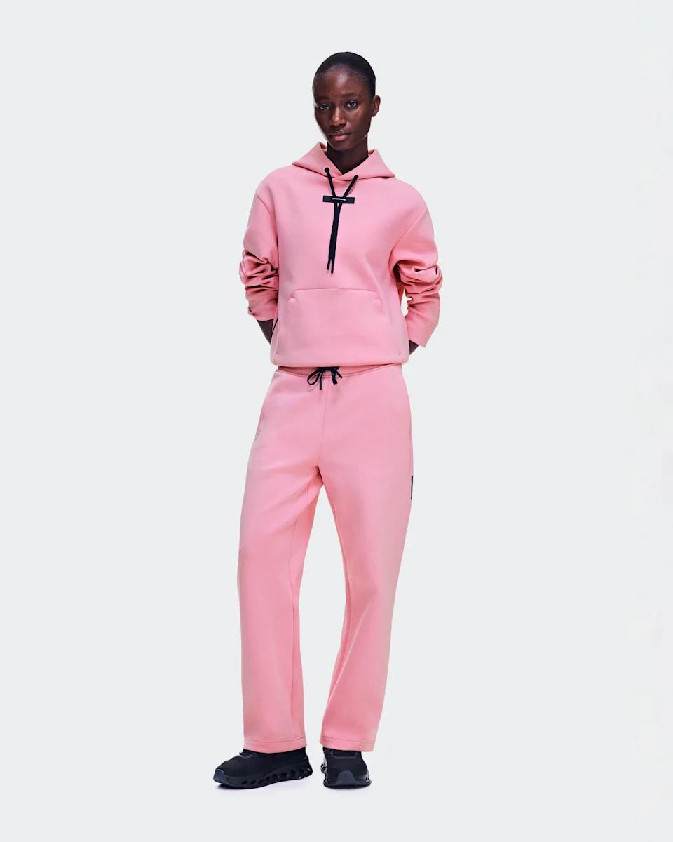 On Focus Tech Hoodie Magnolia Feminino