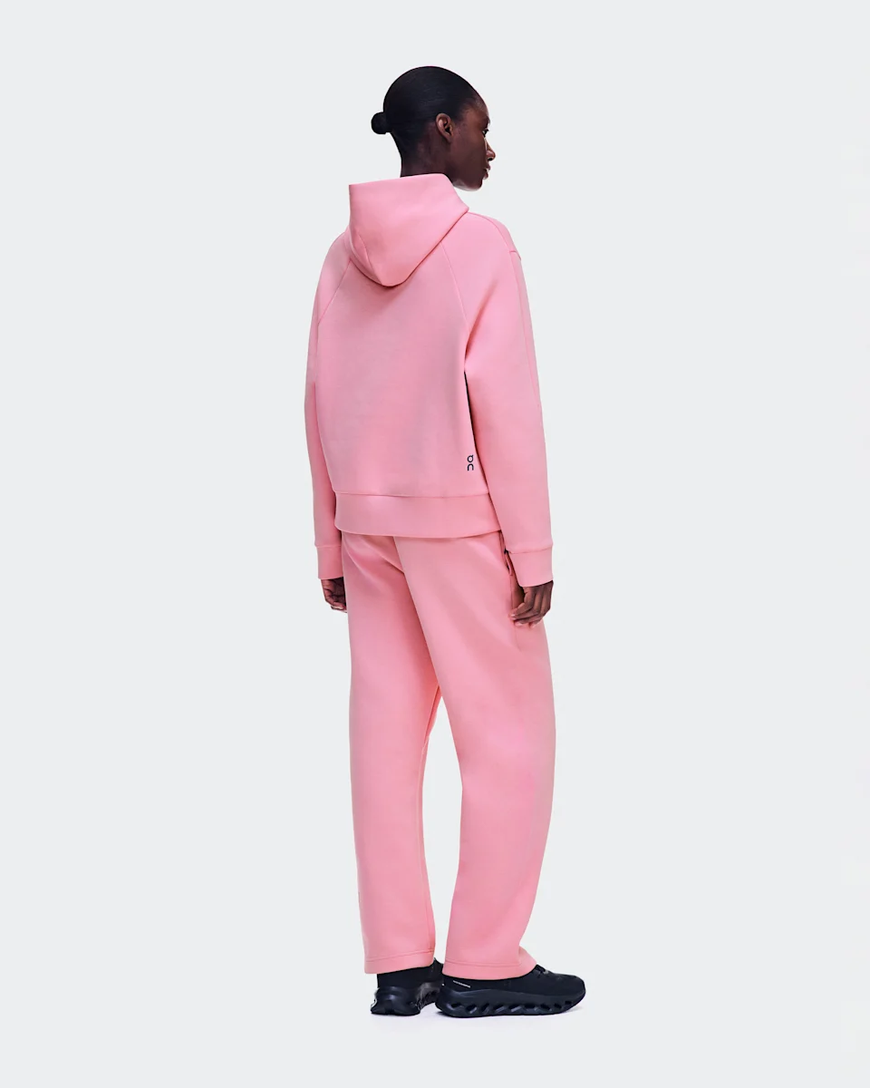 On Focus Tech Hoodie Magnolia Feminino