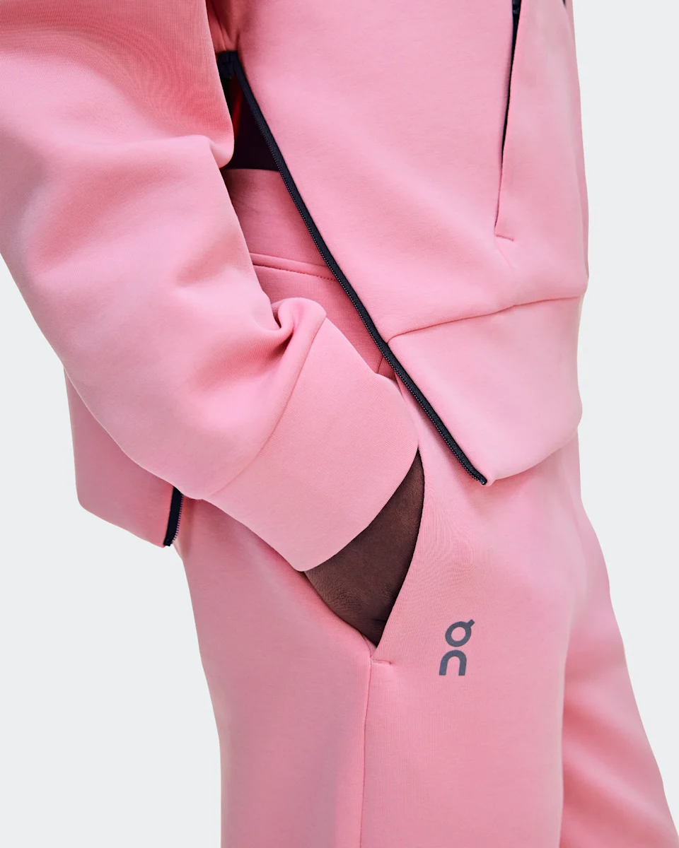 On Focus Tech Hoodie Magnolia Feminino