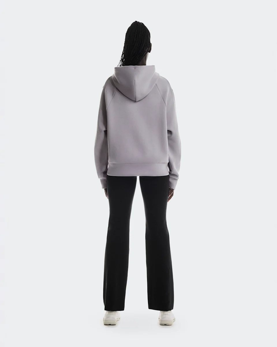 On Focus Tech Zip Hoodie Lilac Feminino