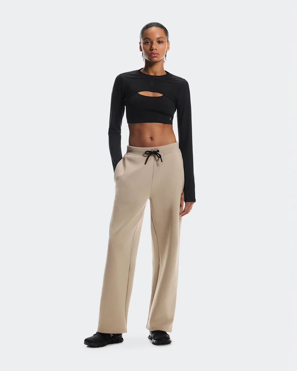 On Focus Tech Sweatpants Desert Feminino