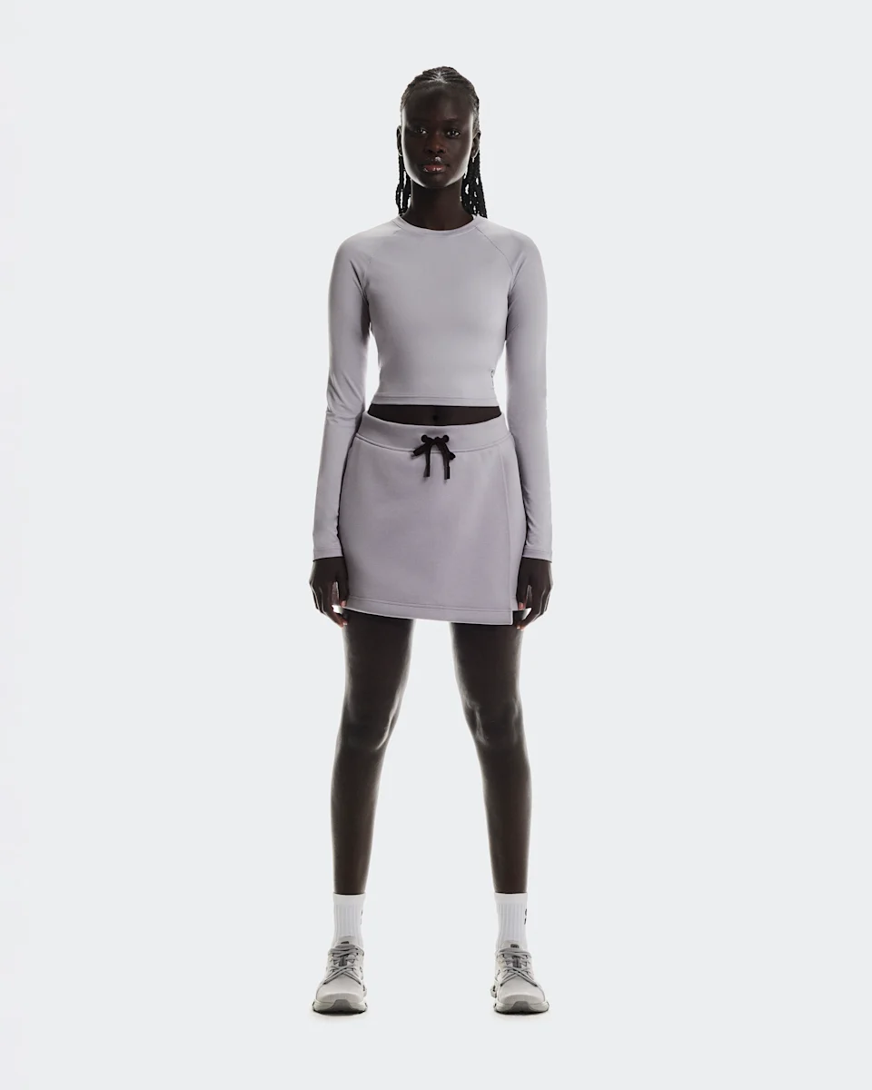 On Focus Tech Skirt Lilac Feminino