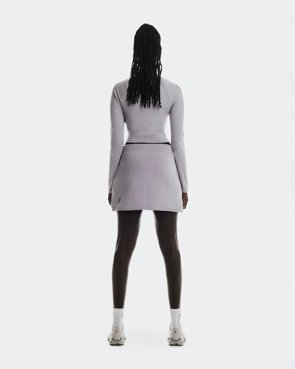 On Focus Tech Skirt Lilac Feminino