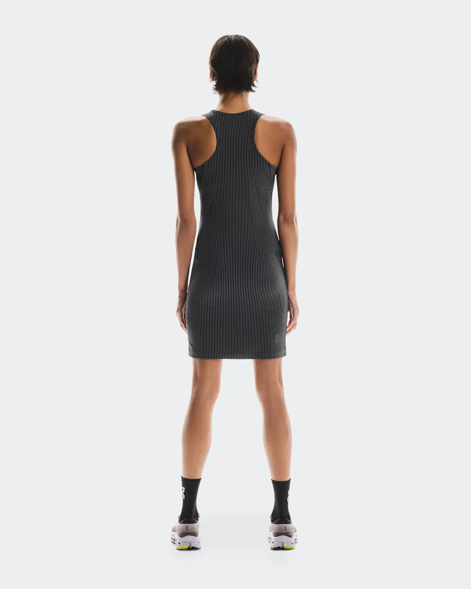 On All-Day Ribbed Dress Black & Rock Feminino