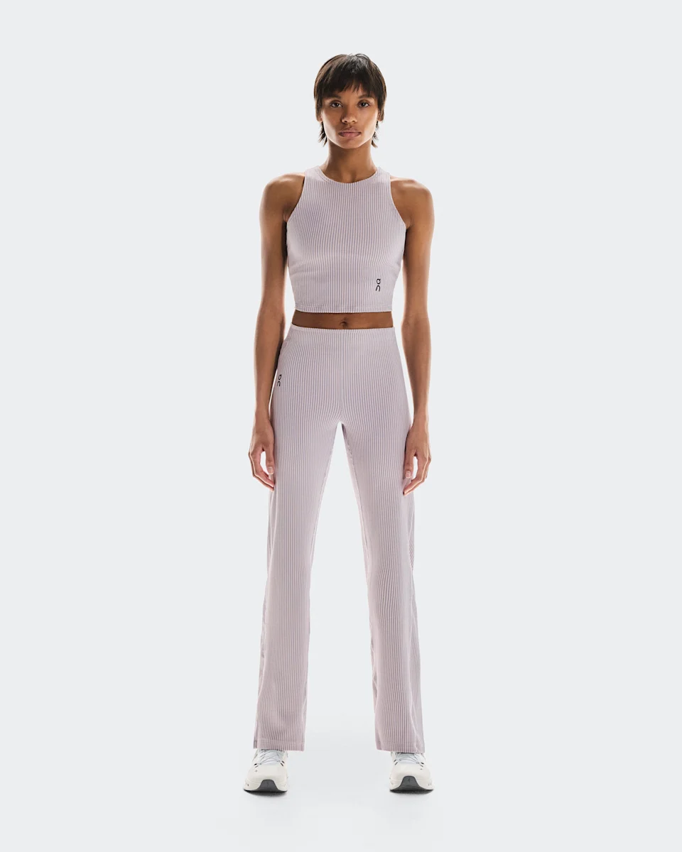 On All-Day Ribbed Crop Orchid & Lilac Feminino