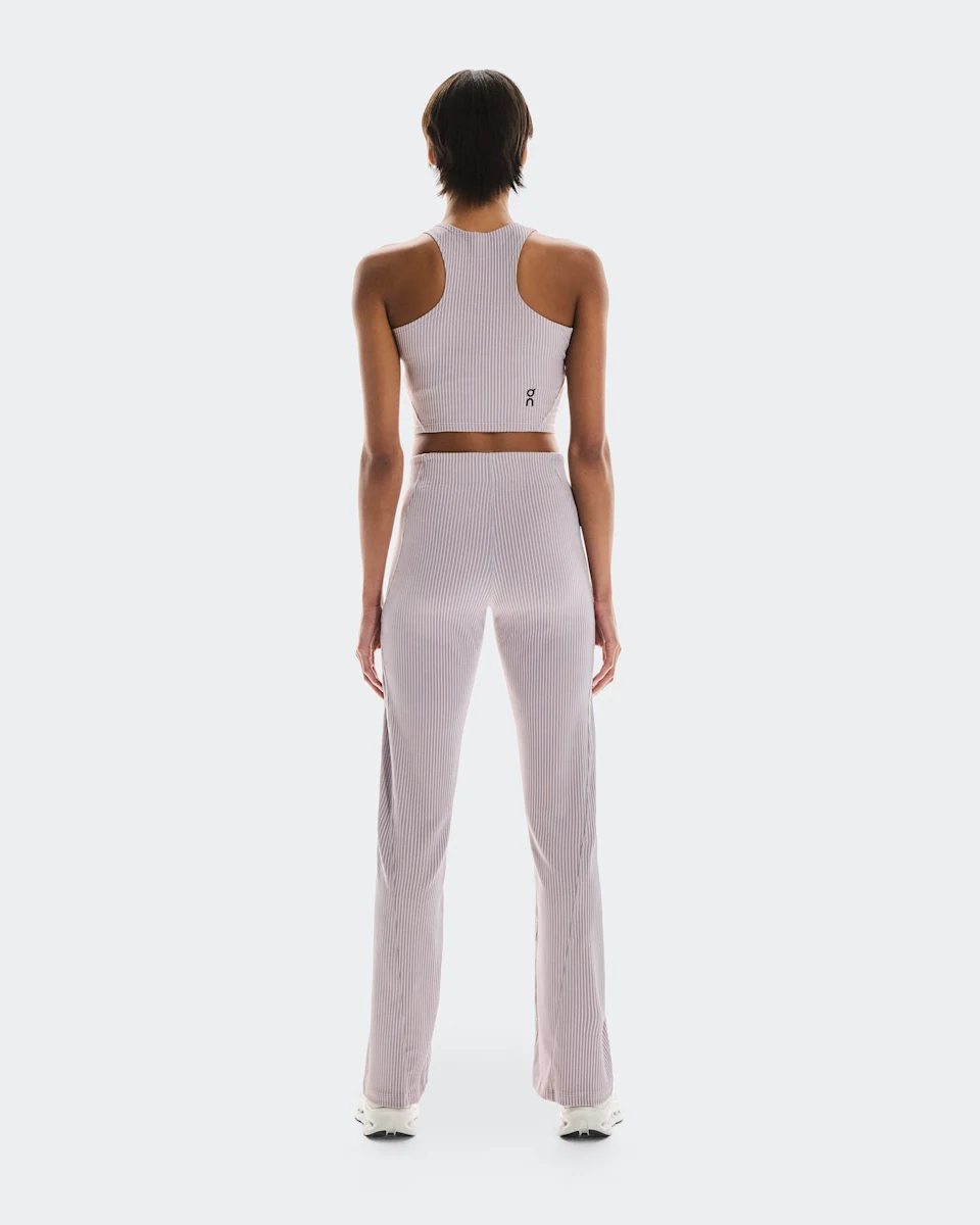 On All-Day Ribbed Crop Orchid & Lilac Feminino