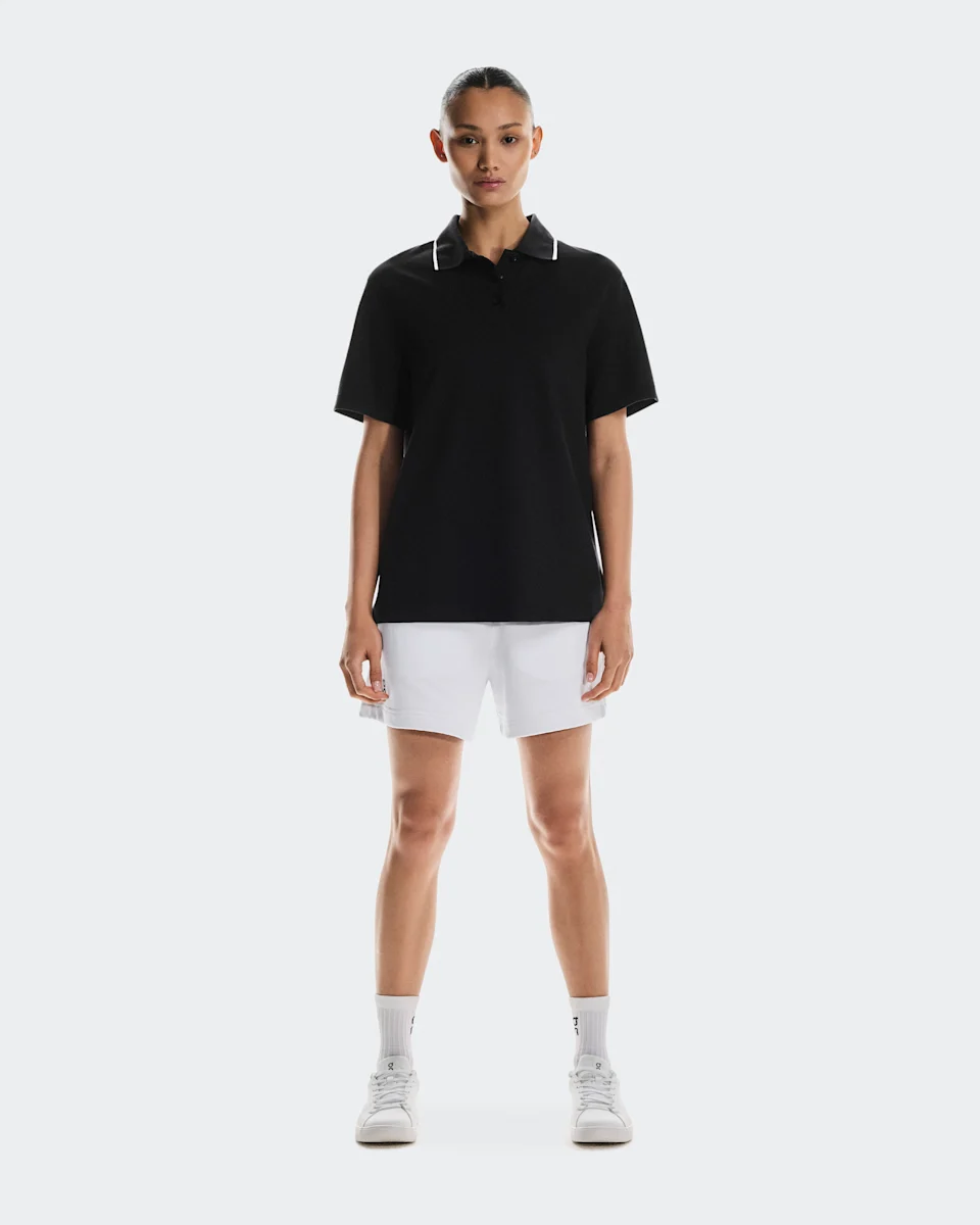 On Courtside Polo Black Feminino