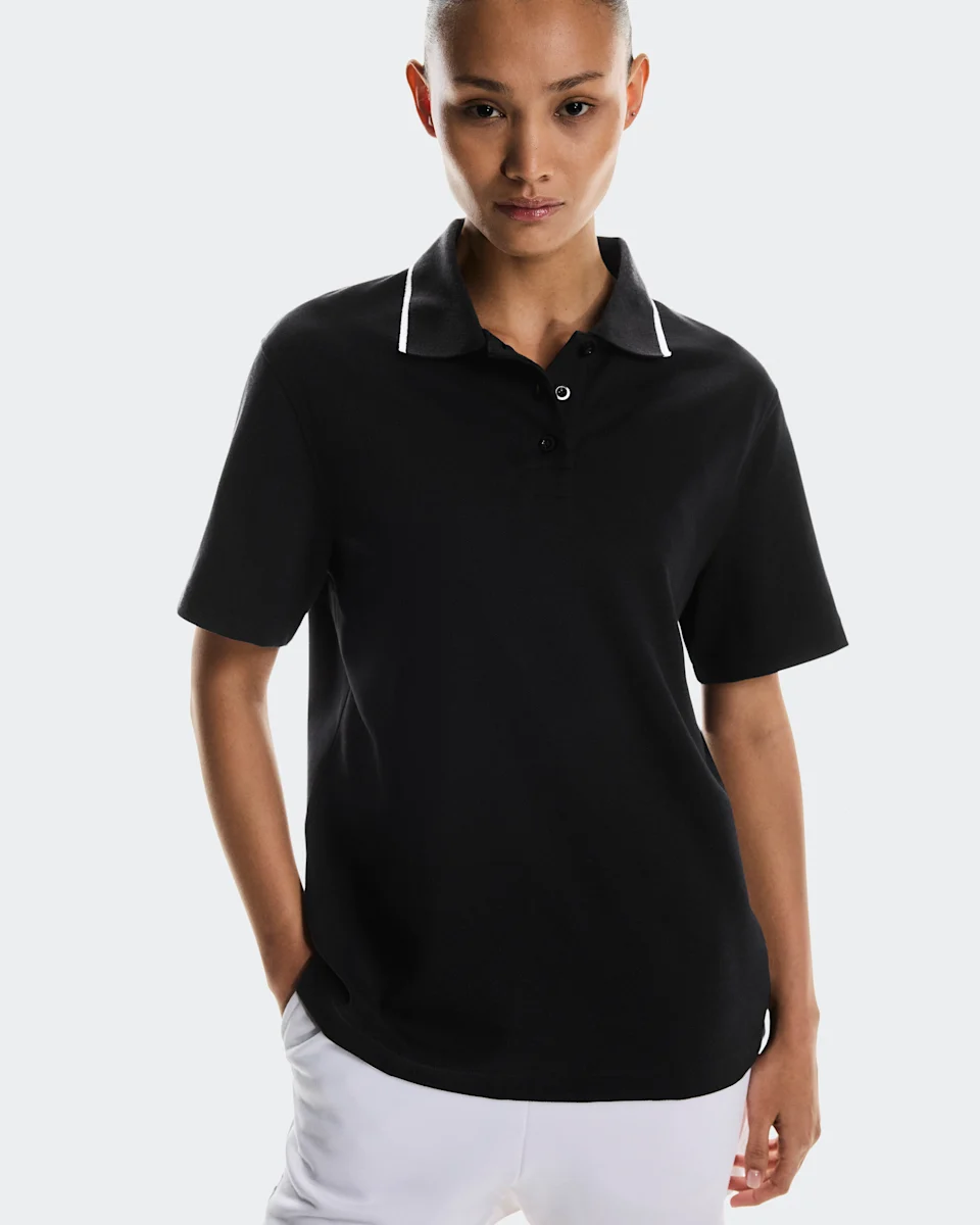 On Courtside Polo Black Feminino