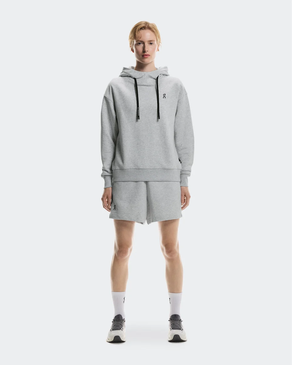 On Club Hoodie Graphic Heather Feminino – Uso diário, viagens, lifestyle