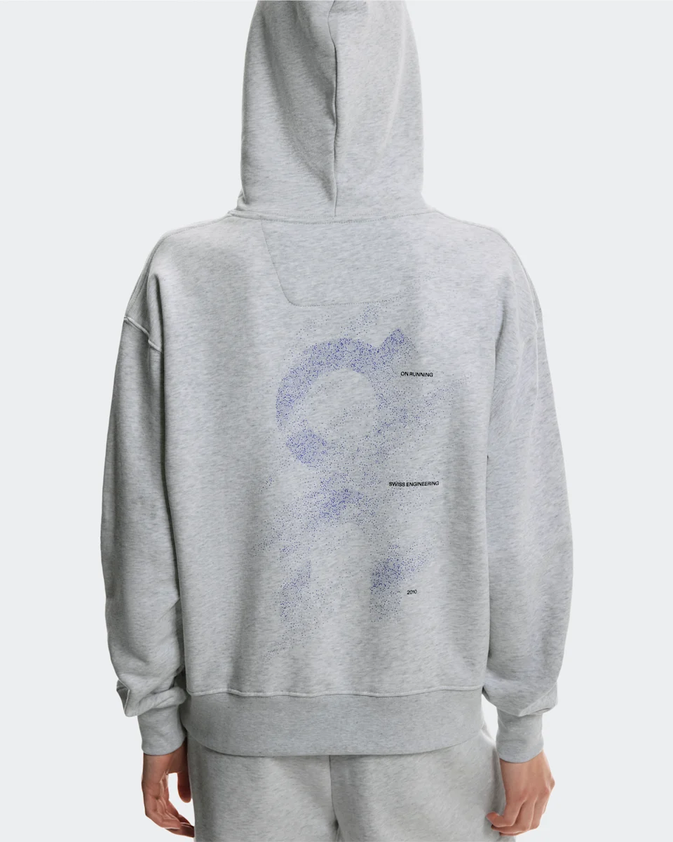 On Club Hoodie Graphic Heather Feminino