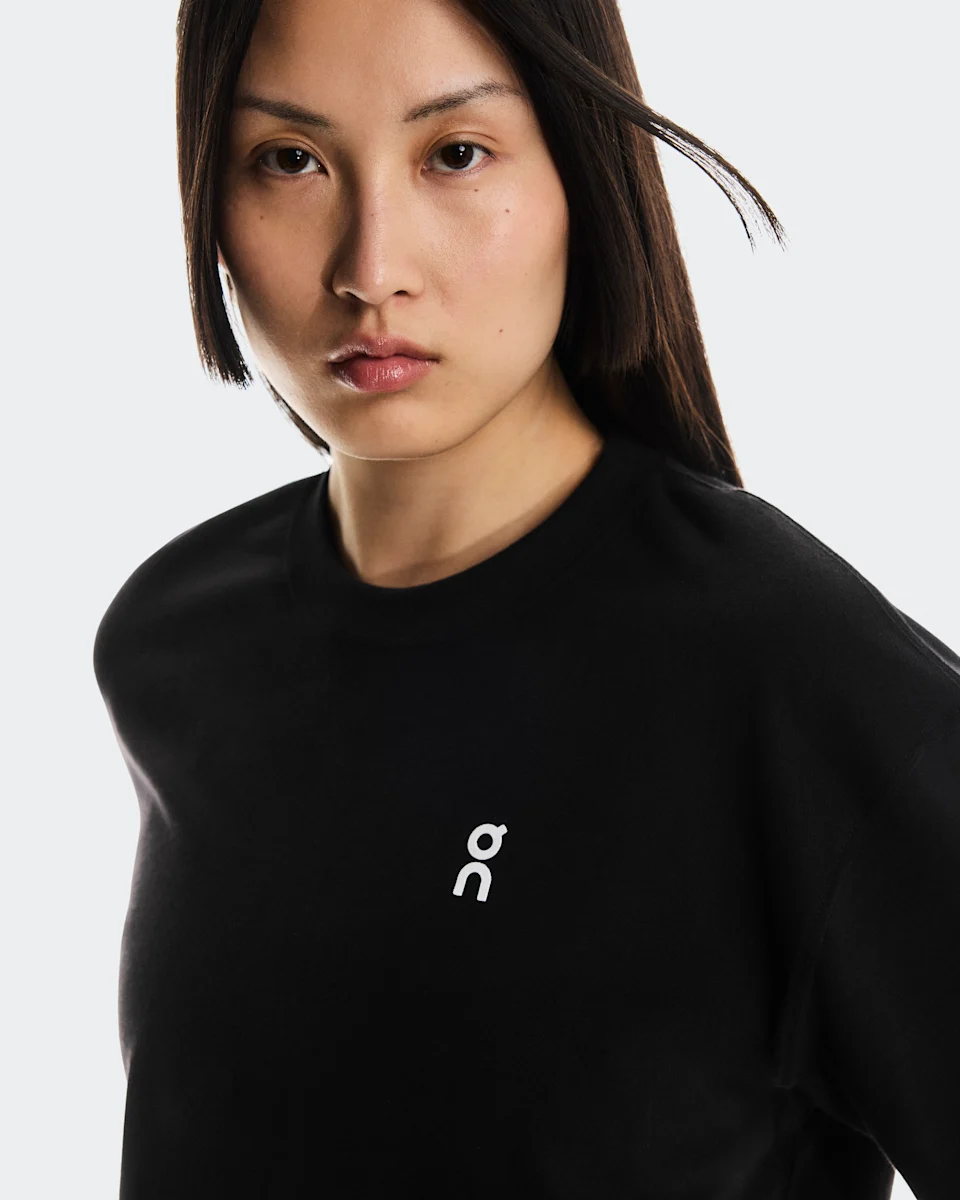 On Club T Graphic Black & Olive Feminino