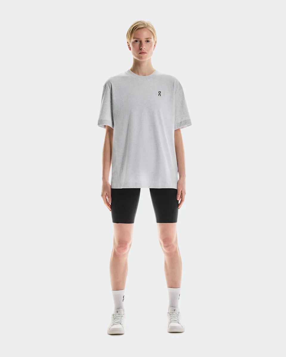 On Club-T Court Heather Gray & Pink Feminino