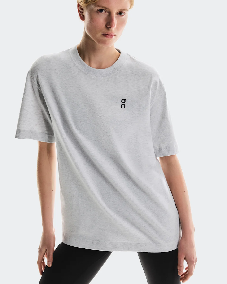 On Club-T Court Heather Gray & Pink Feminino