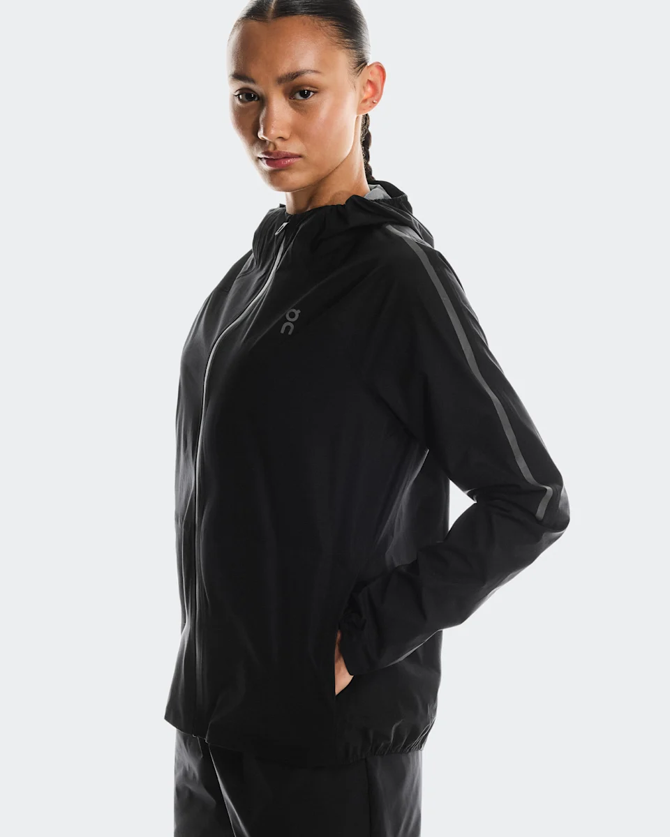 On Performance Jacket Waterproof Black Feminino