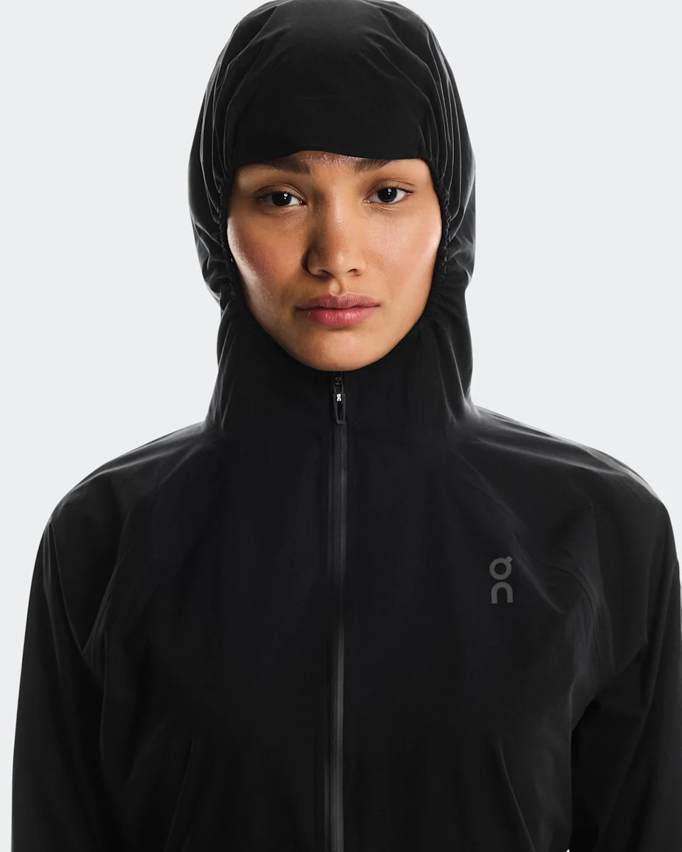 On Performance Jacket Waterproof Black Feminino