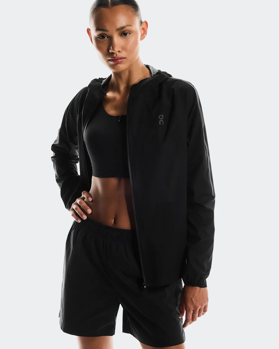 On Performance Jacket Waterproof Black Feminino