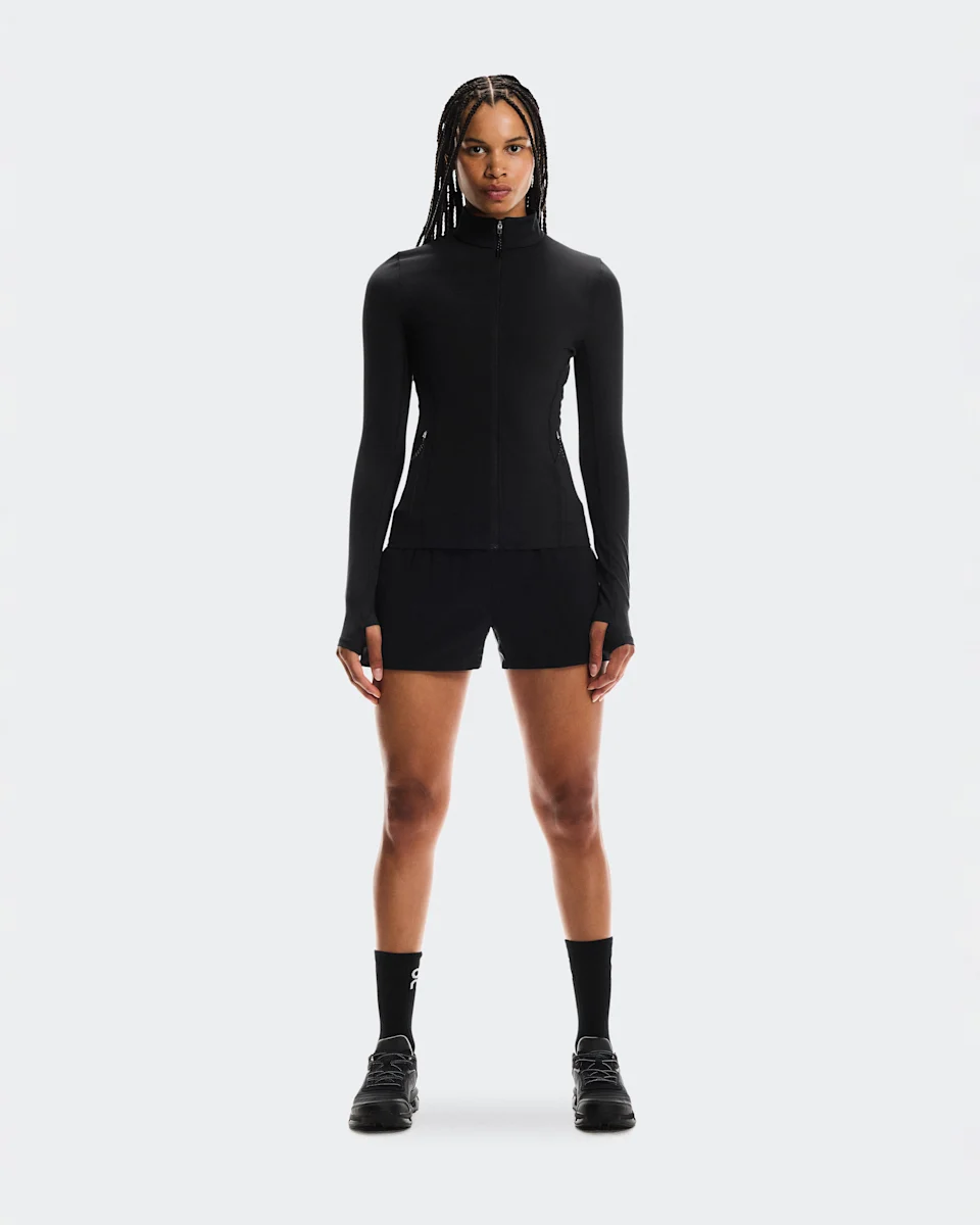 On Mesh Shorts Black Feminino – Treinos de baixo impacto, uso diário