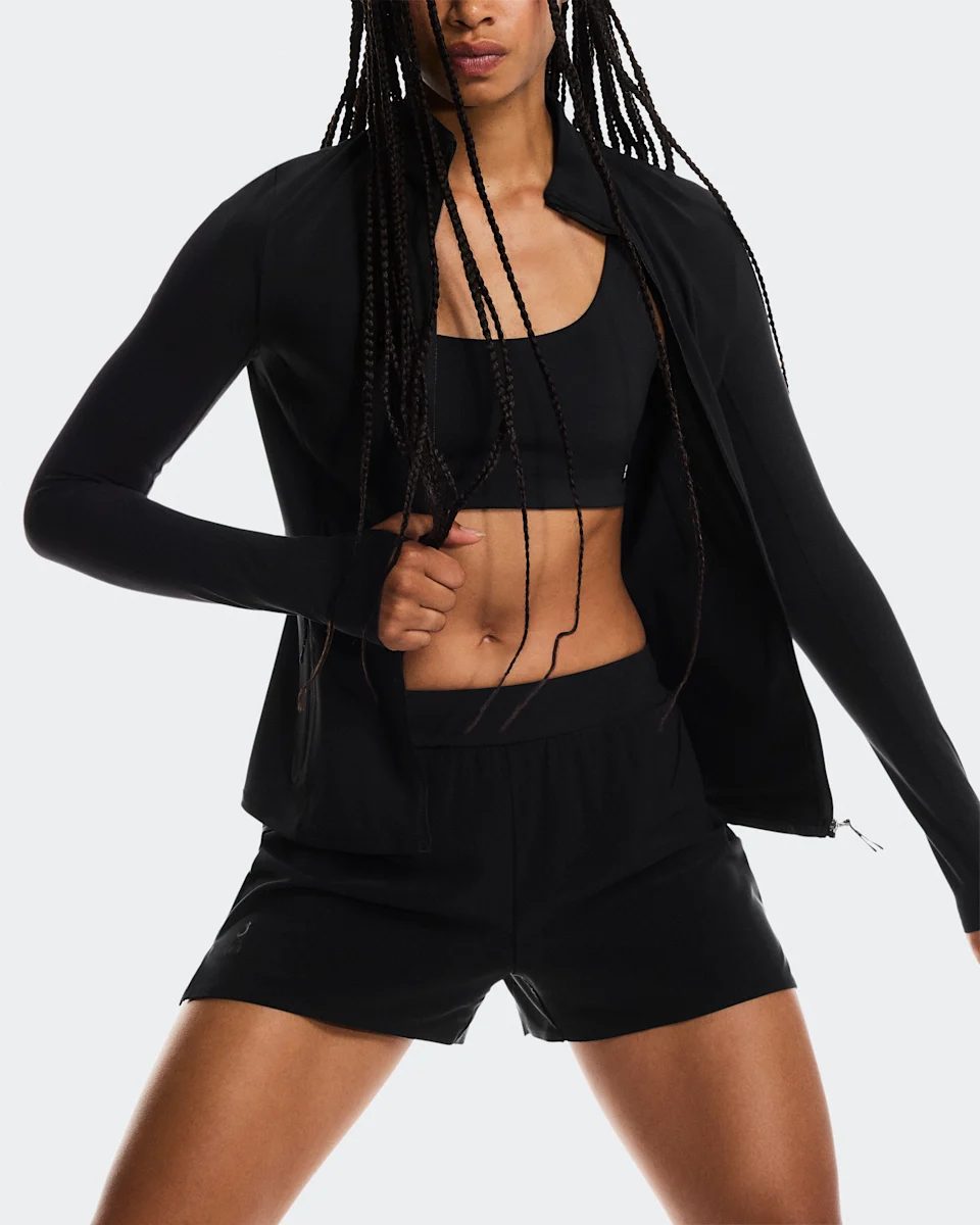 On Mesh Shorts Black Feminino