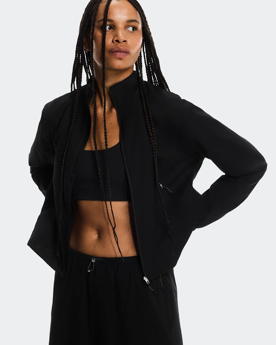 On Track Jacket Black Feminino