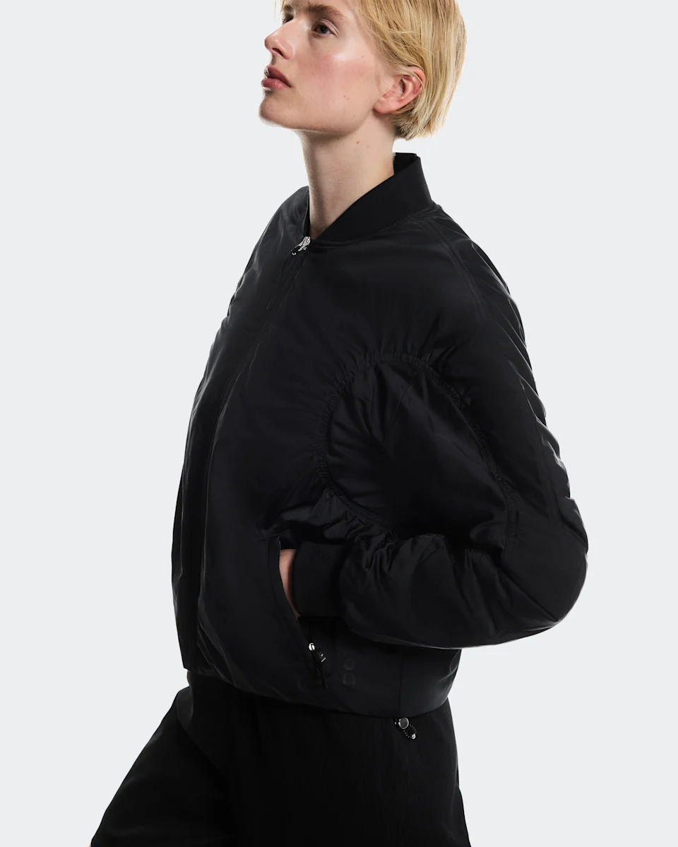 On Bomber Jacket Black Feminino