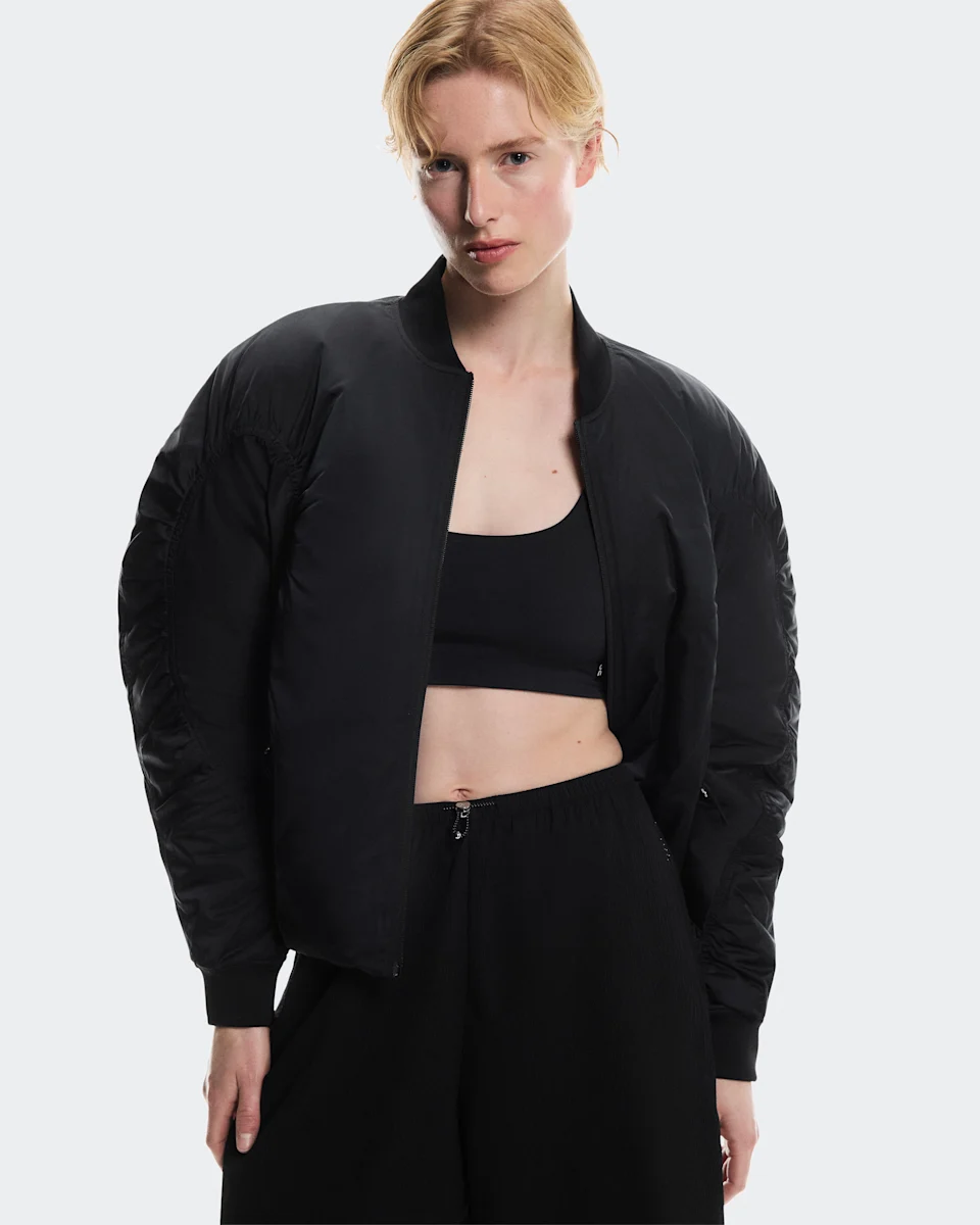 On Bomber Jacket Black Feminino