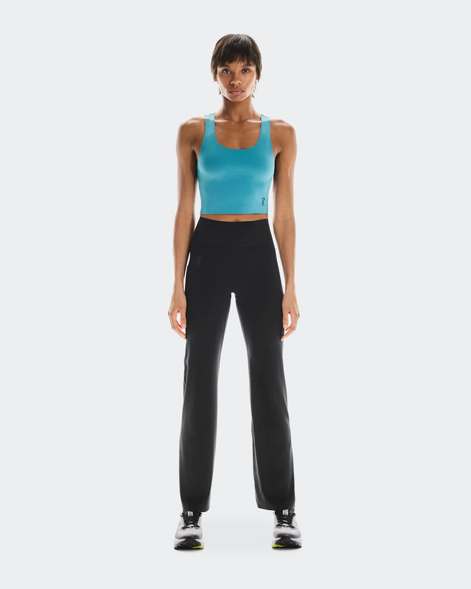 On Studio Flared Leggings 30" Black Feminino