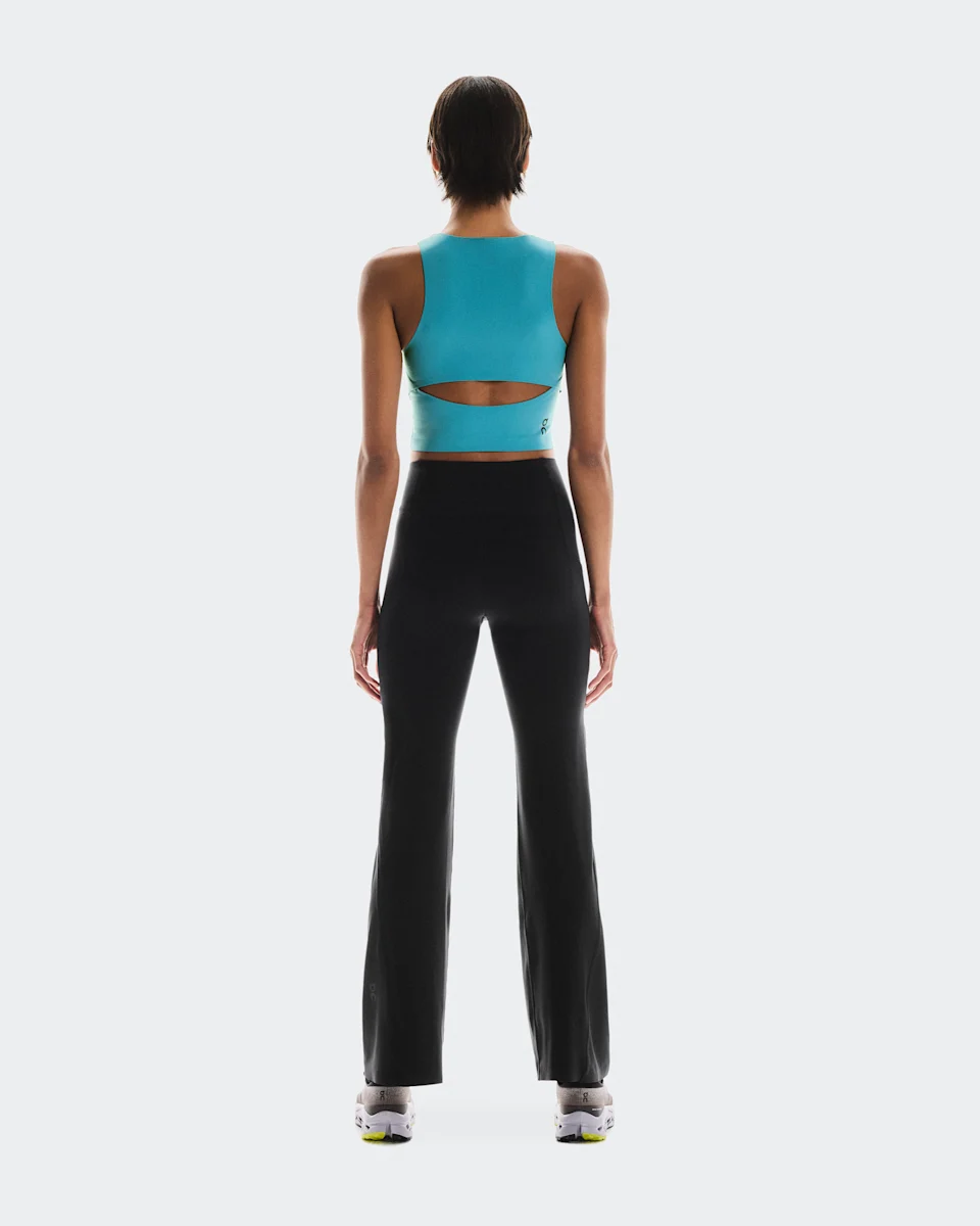 On Studio Flared Leggings 30" Black Feminino