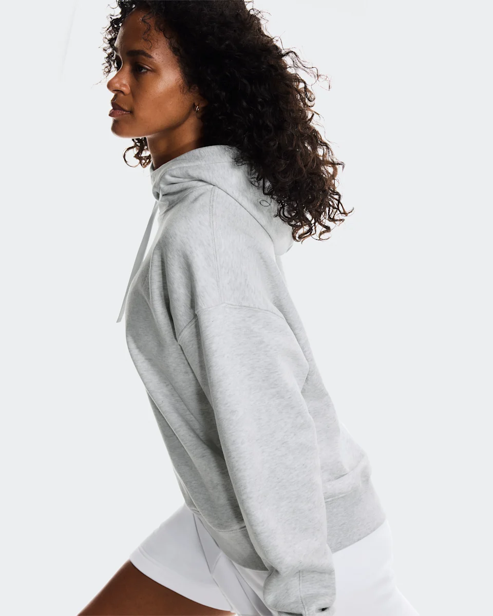 On Club Hoodie Smash Grey Heather Feminino