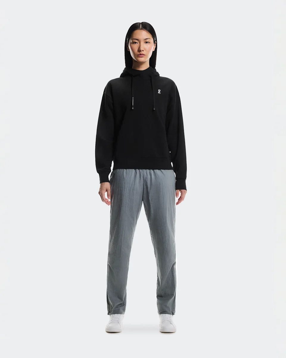 On Club Hoodie Smash Black & Orchid Feminino