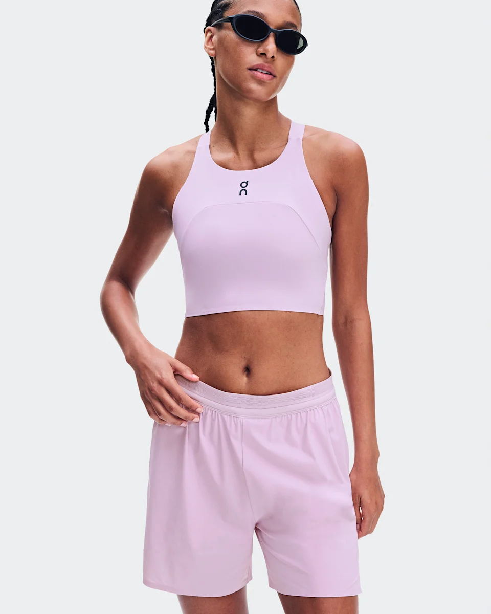 On Performance Crop Foxglove Feminino