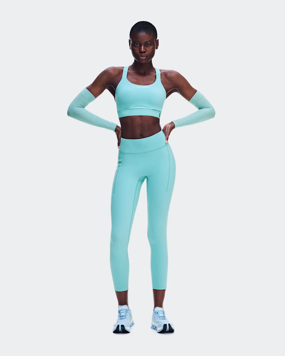 On Performance Bra Aquamarine Feminino