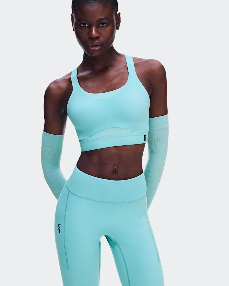 On Performance Bra Aquamarine Feminino