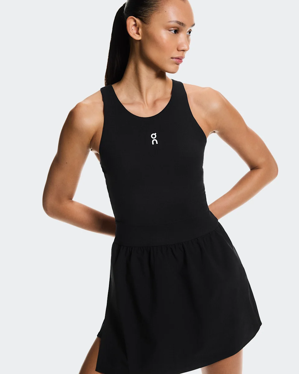 On Court Dress Split Black Feminino