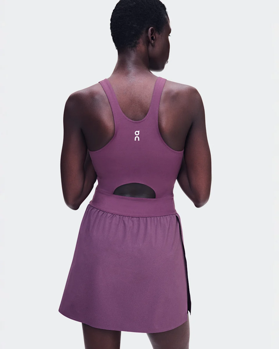 On Court Dress Split Cassis Feminino