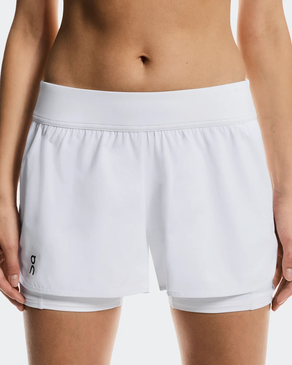 On 3" Court Shorts 2-in-1 White Feminino