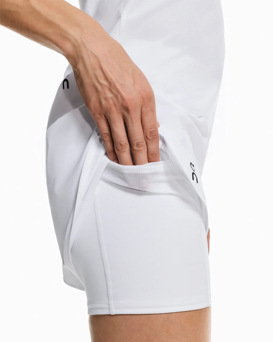 On 3" Court Shorts 2-in-1 White Feminino