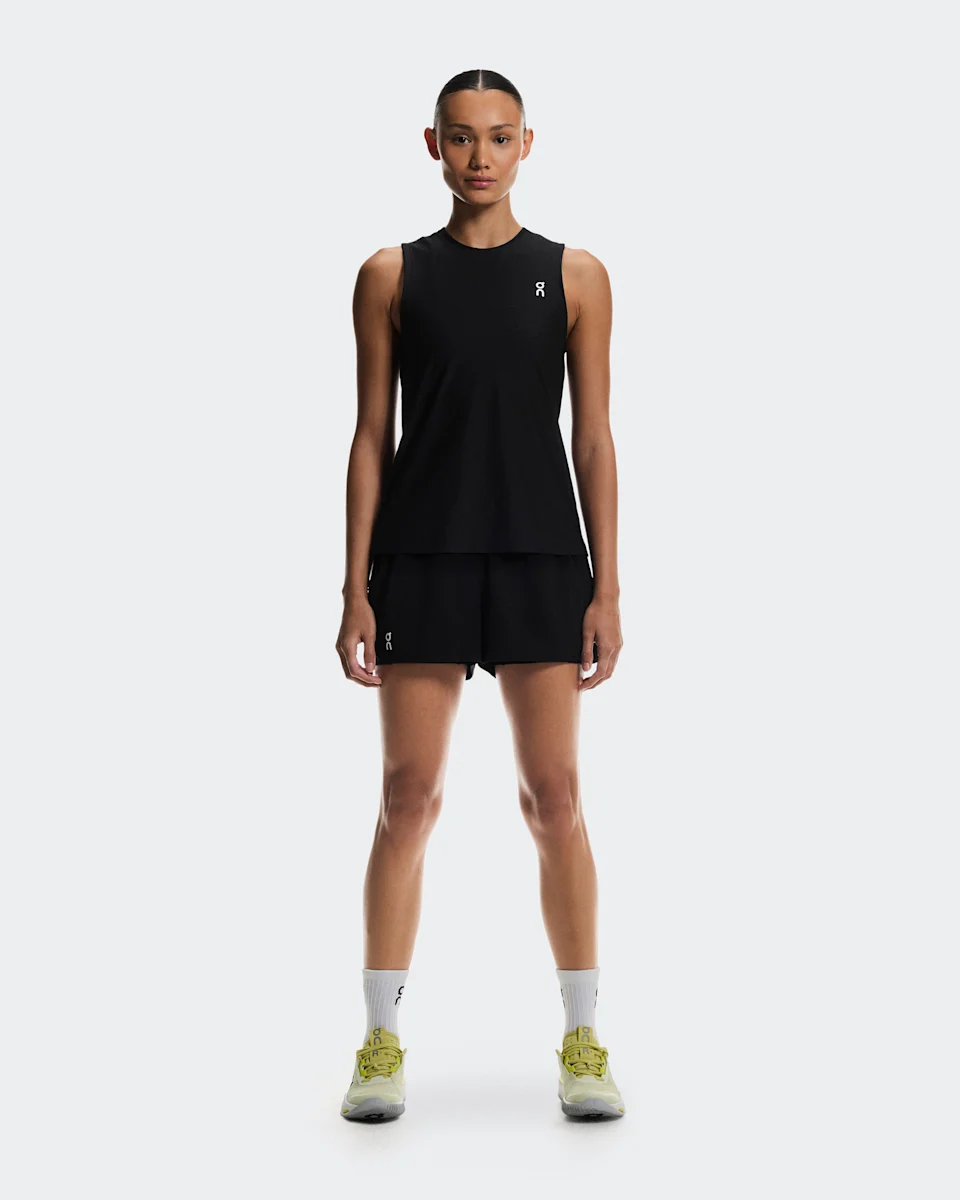 On 3" Court Shorts 2-in-1 Black Feminino – Prática de tênis