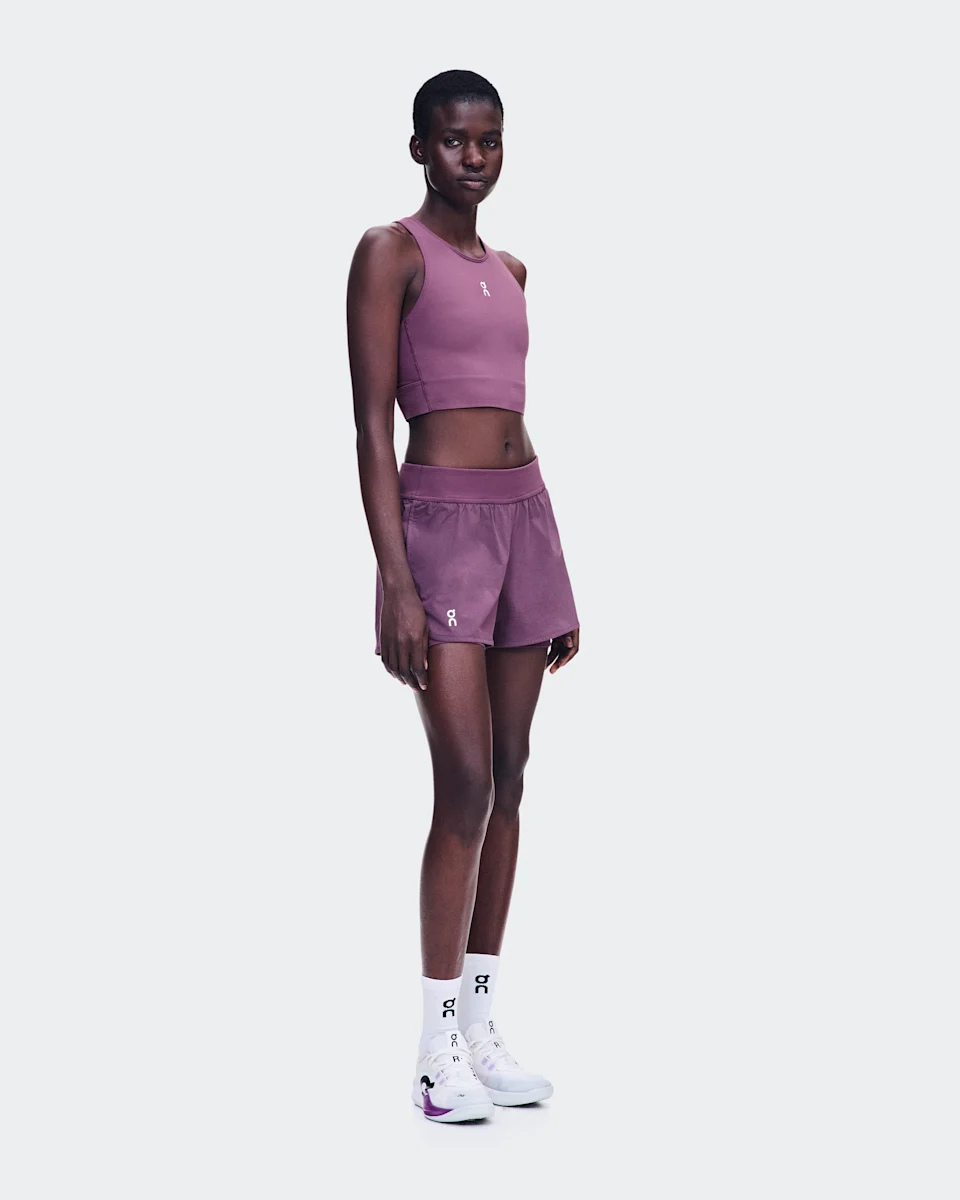 On 3" Court Shorts 2-in-1 Cassis Feminino