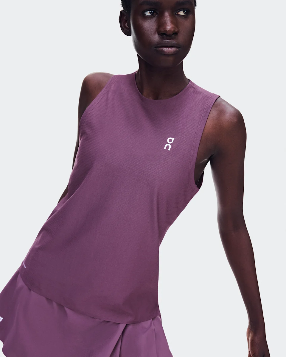 On Court Tank Cassis Feminino