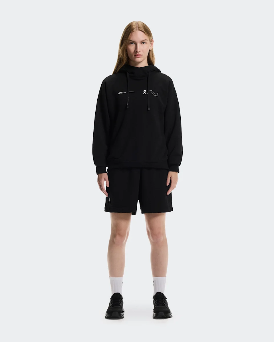 On Club Hoodie Avant Black Feminino – Conforto o dia todo
