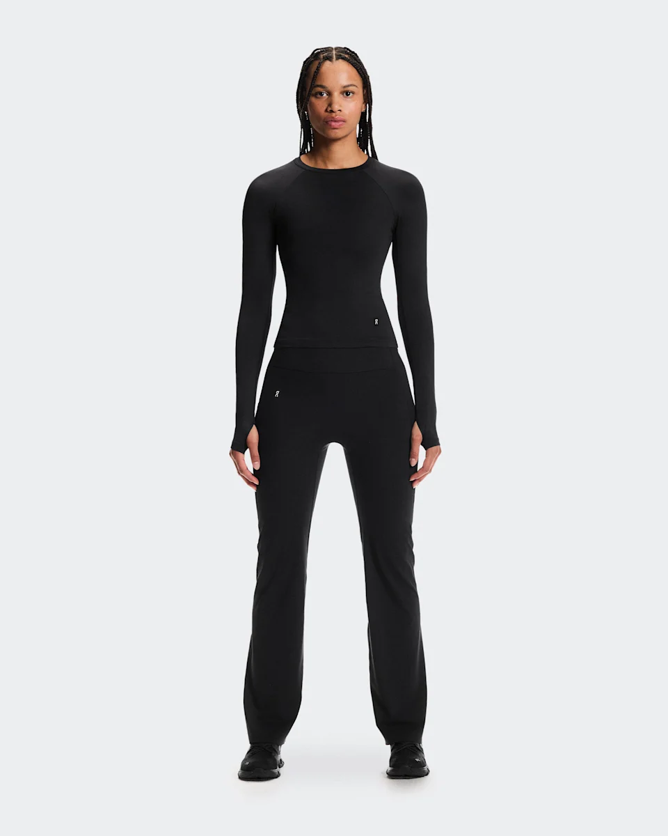 On Studio Long-T Black Feminino