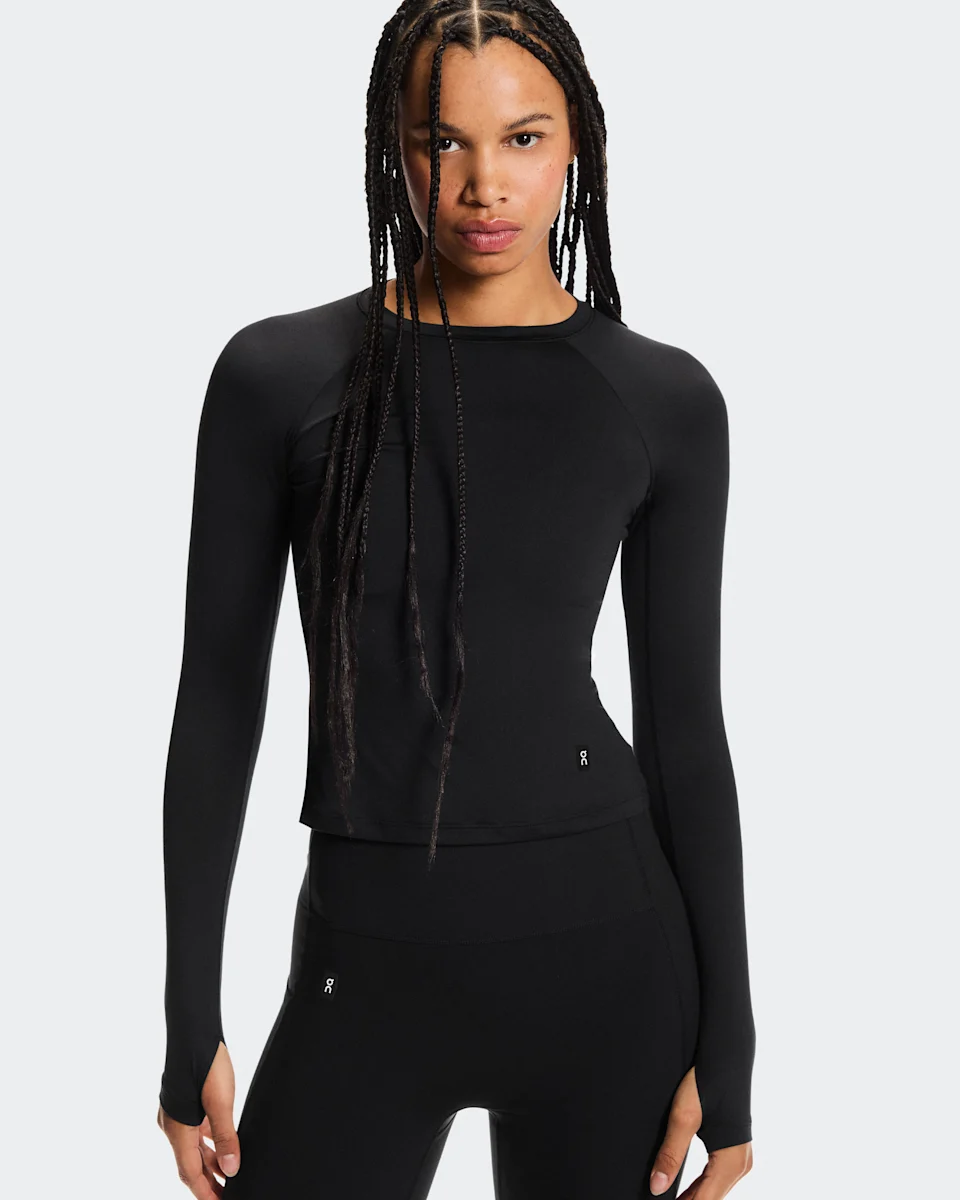 On Studio Long-T Black Feminino