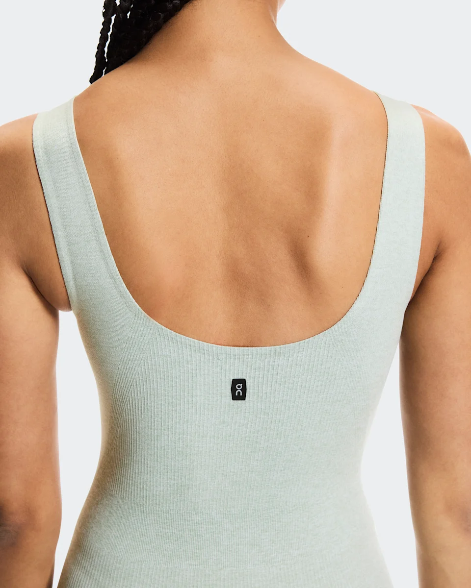 On Studio Knit Bodysuit Mineral Heather Feminino