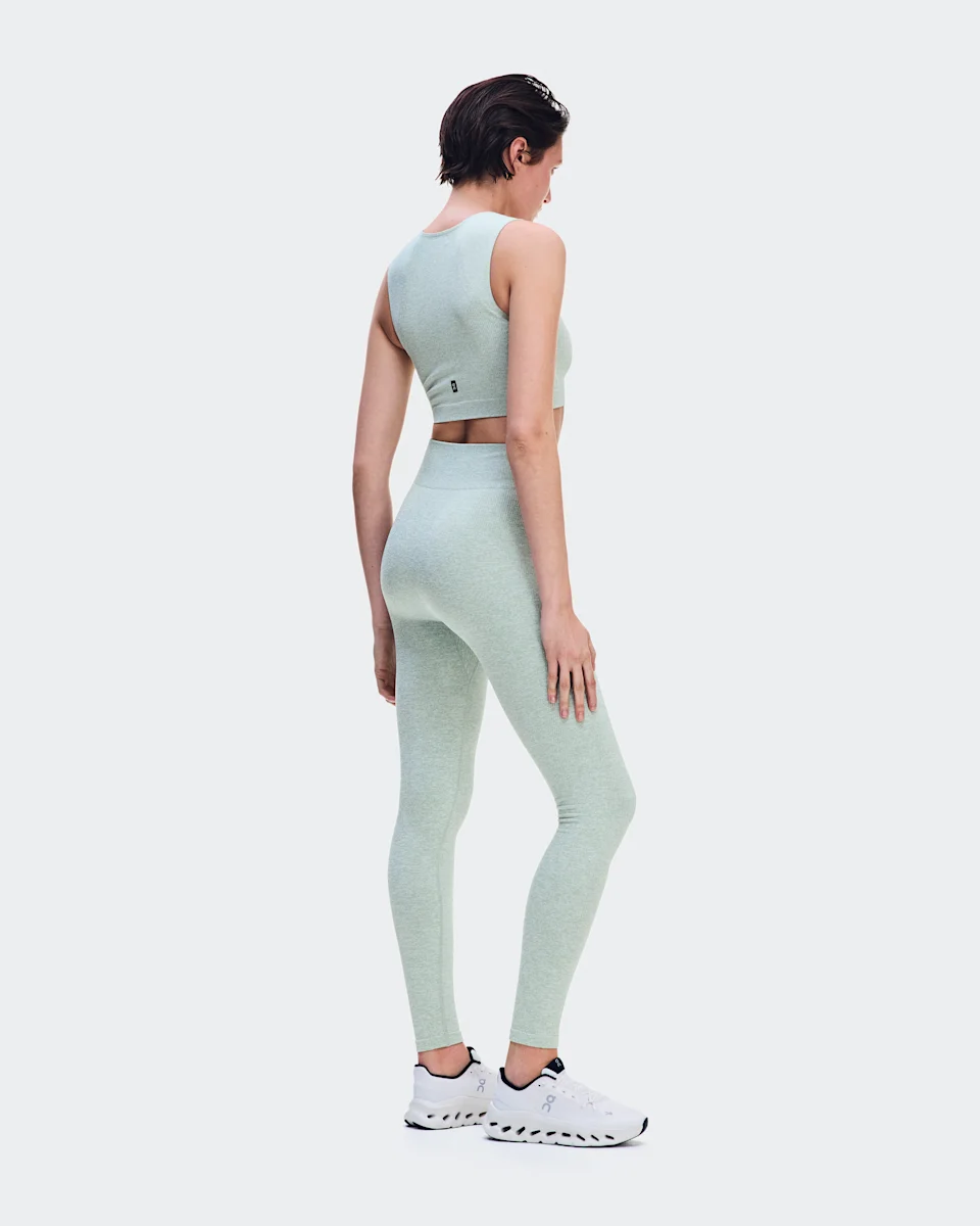 On Studio Knit Leggings Mineral Heather Feminino